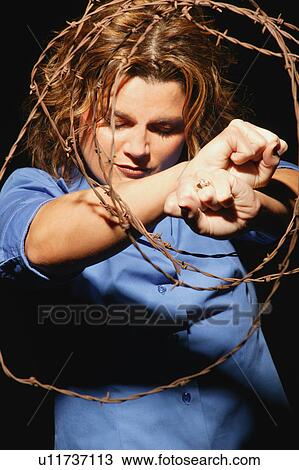 Stock Image - Keep out. Fotosearch