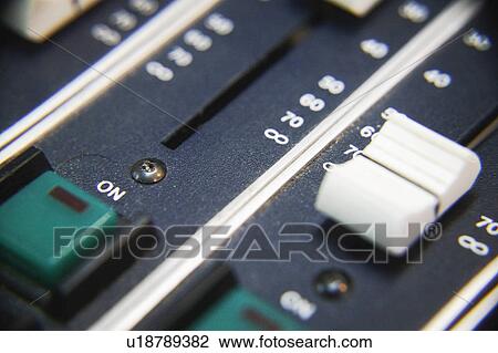 Knobs on a sound board View Large Photo Image Stock Image - Knobs on a sound board. Fotosearch