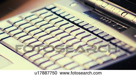 Stock Image - Lap top keyboard. Fotosearch