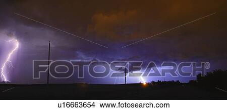 Lightning strike in the prairies Alberta Canada View Large Photo Image Picture - Lightning strike in the prairies Alberta Canada. Fotosearch