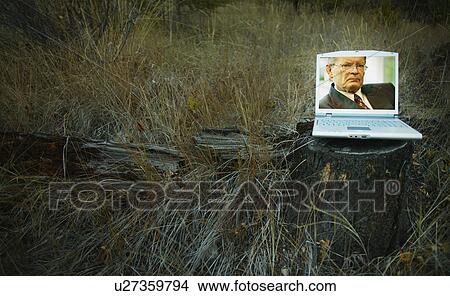 Man on laptop computer View Large Photo Image Picture - Man on laptop computer. Fotosearch