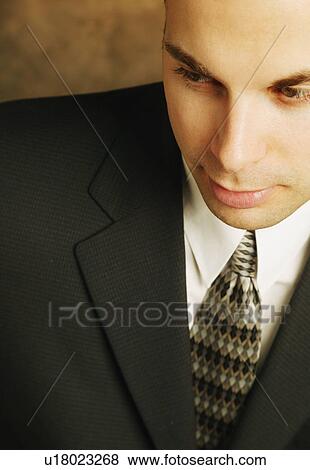 Stock Photo - Man wearing suit. Fotosearch