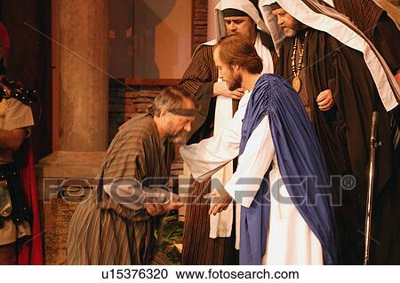 Stock Image - Man with crippled hand. Fotosearch