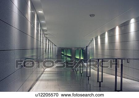 Modern corridor interior View Large Photo Image Stock Image - Modern corridor interior. Fotosearch
