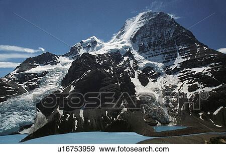 Mountain with glacier and snow View Large Photo Image Stock Photo - Mountain with glacier and snow. Fotosearch