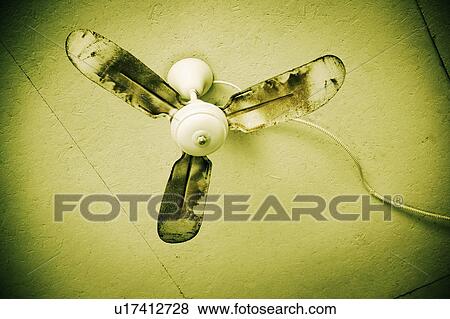 Stock Photo - Old ceiling fan. Fotosearch