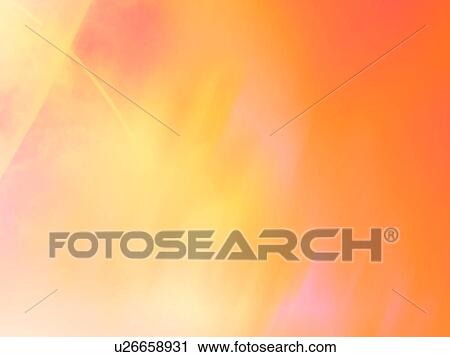 Stock Image - Orange, pink and yellow computer generated image. Fotosearch