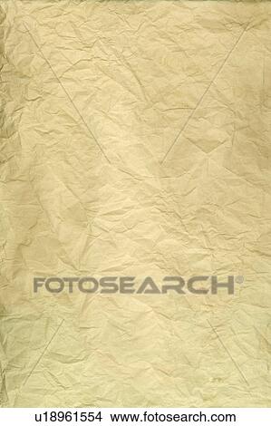 Picture - Piece of crumpled paper. Fotosearch