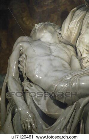 Pieta marble sculpture by Michelangelo (1499) St Peter's Basilica Vatican city Rome Italy View Large Photo Image Stock Image - Pieta marble sculpture by Michelangelo (1499) St Peter's Basilica Vatican city Rome Italy . Fotosearch