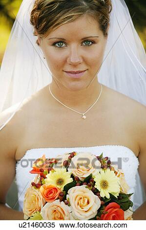 Portrait of a bride View Large Photo Image Stock Photography - Portrait of a bride. Fotosearch