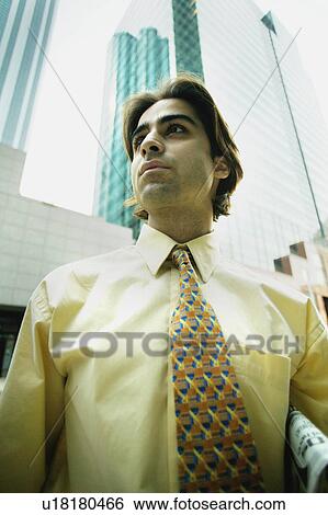 Stock Photograph - Portrait of a businessman. Fotosearch