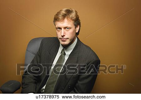 Stock Photography - Portrait of a businessman. Fotosearch