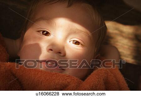 Portrait of a child's face View Large Photo Image Stock Photo - Portrait of a child's face. Fotosearch