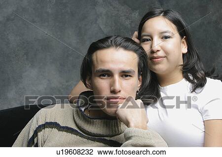 Portrait of a couple View Large Photo Image Stock Image - Portrait of a couple. Fotosearch