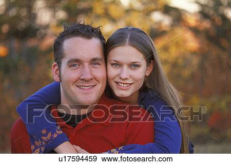 Stock Photo - Portrait of a couple. Fotosearch