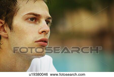 Stock Photograph - Portrait of a man. Fotosearch