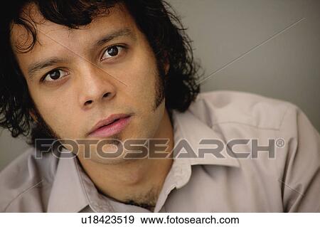 Portrait of a man's face View Large Photo Image Stock Photo - Portrait of a man's face. Fotosearch