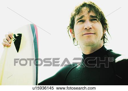 Stock Photography - Portrait of a wake boarder. Fotosearch