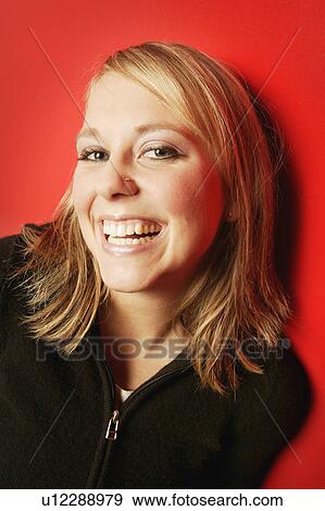 Stock Photo - Portrait of a woman. Fotosearch