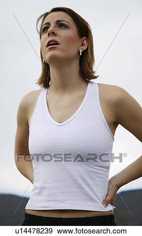 Stock Photo - Portrait of a woman. Fotosearch