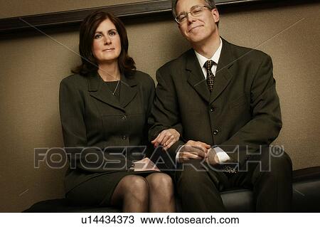 Stock Image - Portrait of couple. Fotosearch