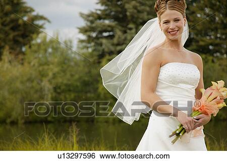 Portrait of the bride View Large Photo Image Stock Photograph - Portrait of the bride. Fotosearch