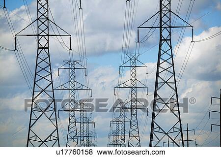 Power lines View Large Photo Image Stock Photo - Power lines. Fotosearch