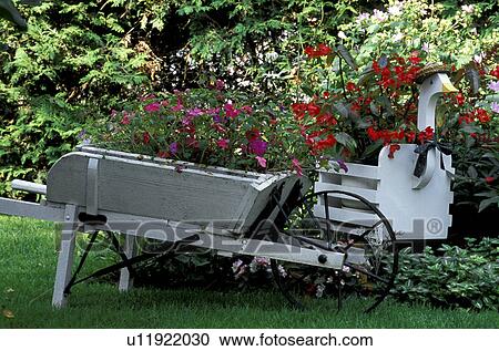 Pretty garden and planters View Large Photo Image Stock Image - Pretty garden and planters. Fotosearch