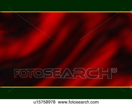 Stock Photo - Red and Green Computer Generated Design. Fotosearch