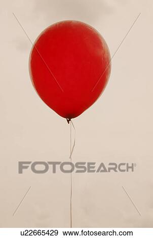 Red Balloon View Large Photo Image Stock Photo - Red Balloon. Fotosearch