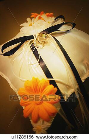 Ring bearer's cushion View Large Photo Image Stock Photograph - Ring bearer's cushion. Fotosearch