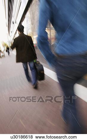 Stock Photo - Rushing around. Fotosearch