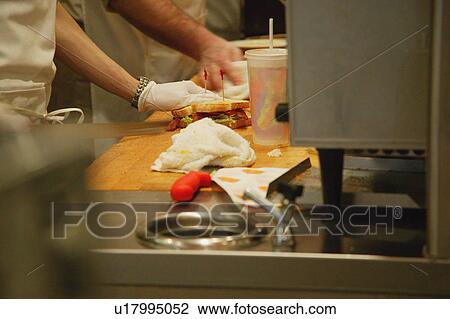 Sandwich making View Large Photo Image Stock Image - Sandwich making. Fotosearch