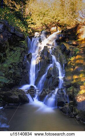 Scenic waterfall View Large Photo Image Picture - Scenic waterfall. Fotosearch