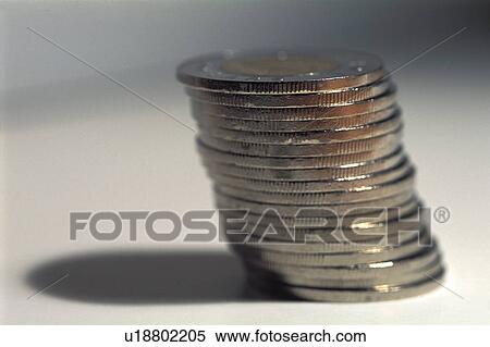 Stock Photography - Stack of toonies. Fotosearch