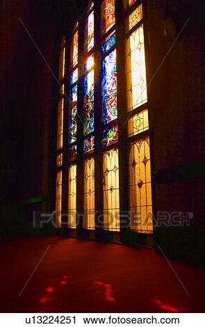 Stained glass windows View Large Photo Image Stock Image - Stained glass windows. Fotosearch