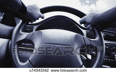 Stock Image - Steering wheel. Fotosearch
