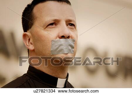 Picture - Stopped from telling the truth. Fotosearch