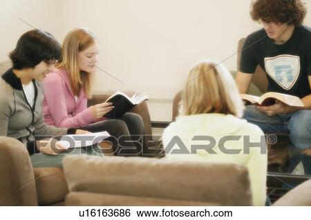 Stock Photograph - Study group. Fotosearch