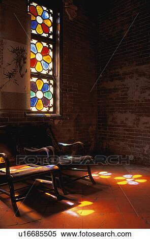 Sunlight through stained glass windows View Large Photo Image Stock Photography - Sunlight through stained glass windows. Fotosearch