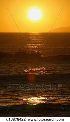 Sunset over the sea View Large Photo Image Stock Image - Sunset over the sea. Fotosearch