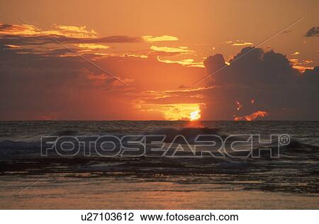 Sunset over the sea View Large Photo Image Stock Image - Sunset over the sea. Fotosearch
