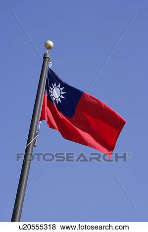 Stock Photo - Taiwan national flag. Fotosearch