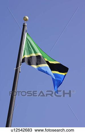 Tanzanian flag View Large Photo Image Stock Image - Tanzanian flag. Fotosearch