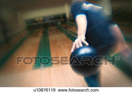 Stock Photo - Ten pin bowling. Fotosearch