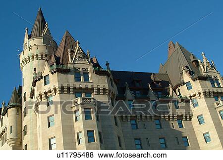 Stock Photo - The Chateau Laurier Hotel. Fotosearch
