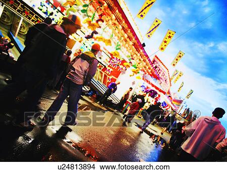 Picture - The midway. Fotosearch