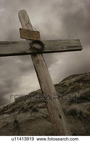 Stock Photo - The rugged cross. Fotosearch