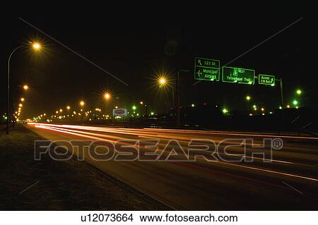 Time delay of road at night View Large Photo Image Picture - Time delay of road at night. Fotosearch