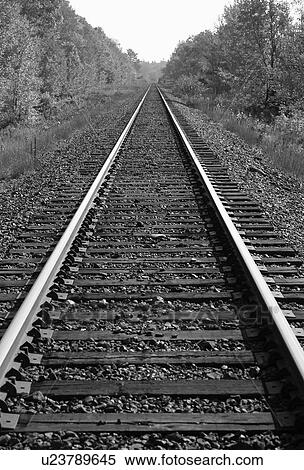 Stock Photography - Train tracks. Fotosearch